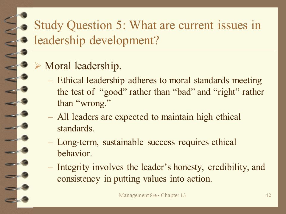 Appropriate Methods to Review Current Leadership Requirements in Organization